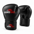 GlovesForge Stealth Pro Boxing Gloves – Matte Black